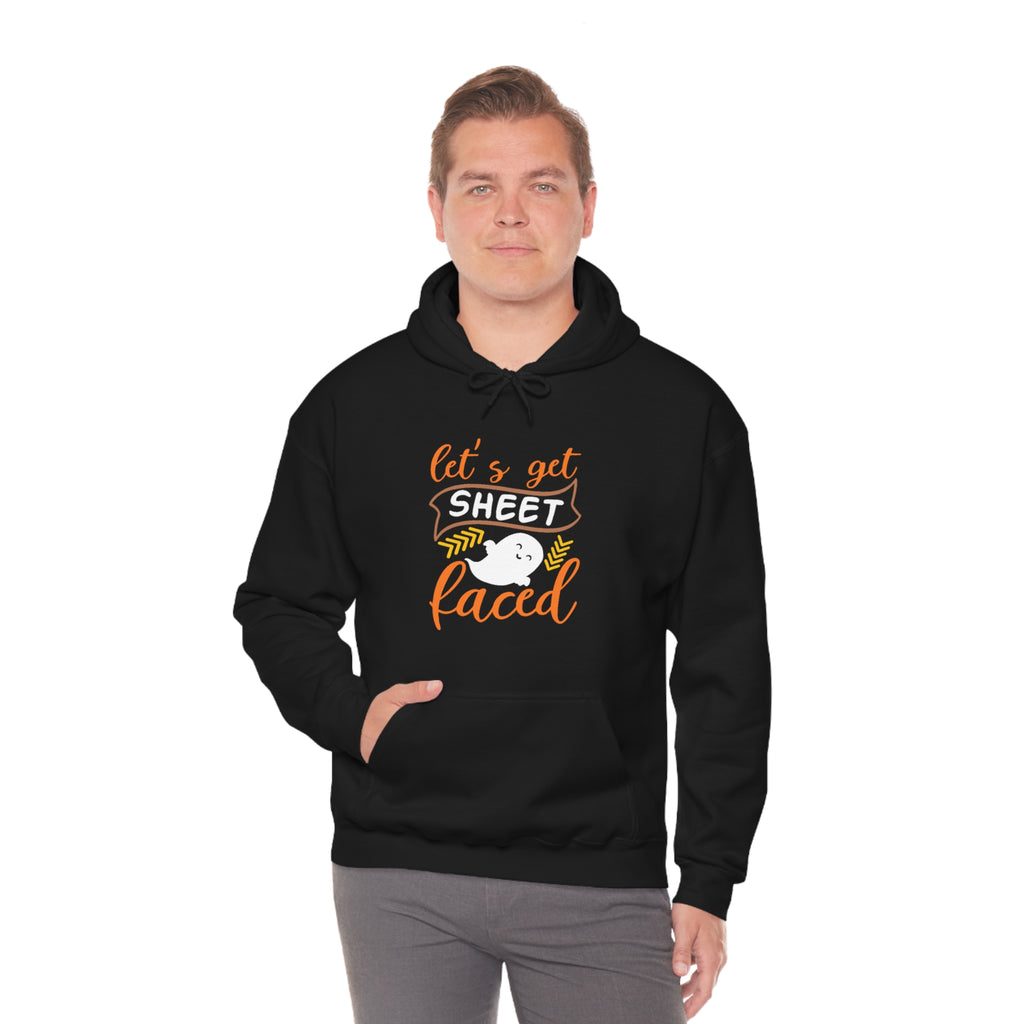 Let's Get Sheet Faced Hooded Sweatshirt