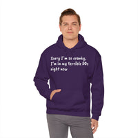 Terrible 50s Hooded Sweatshirt Printify