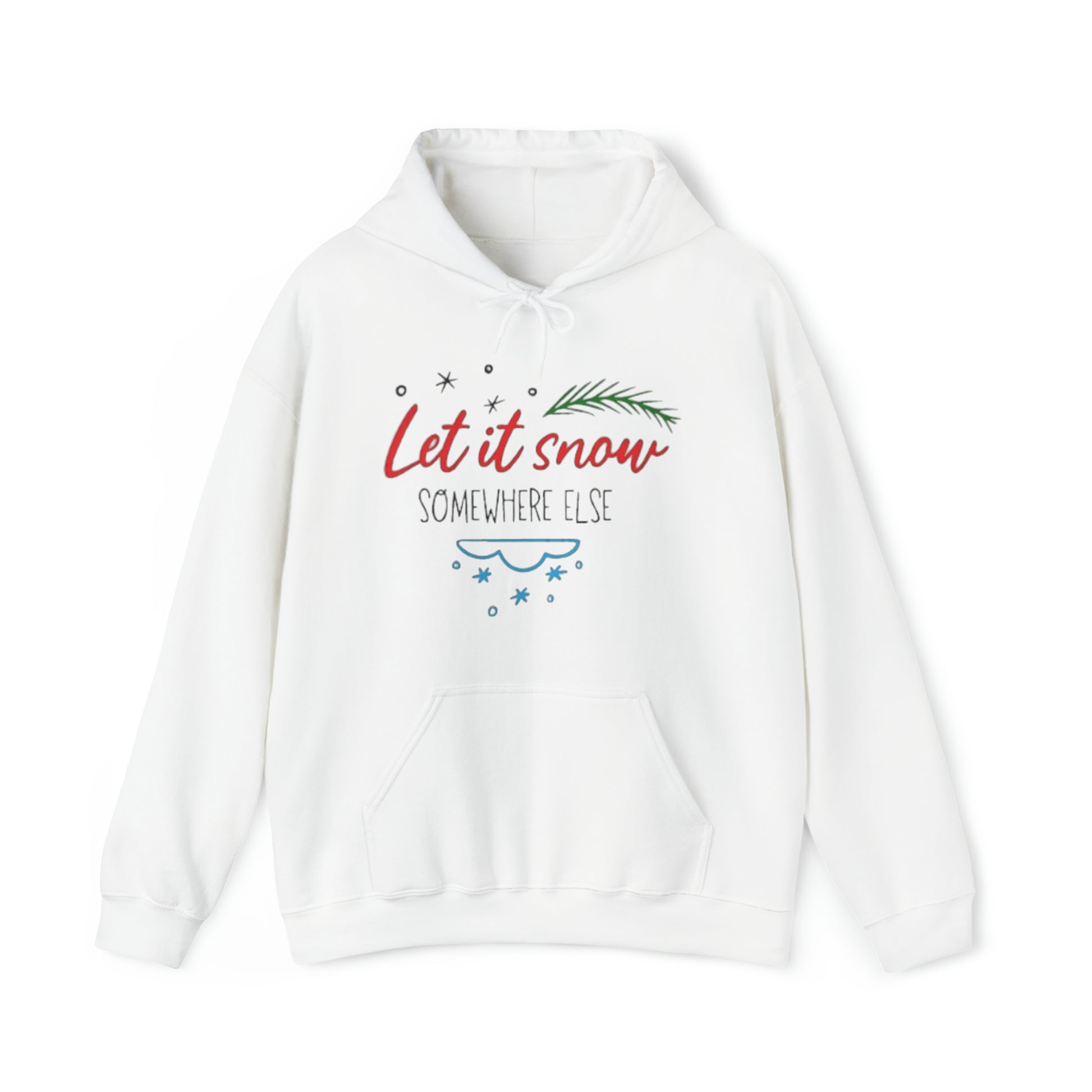 Let It Snow™ Hooded Sweatshirt Printify