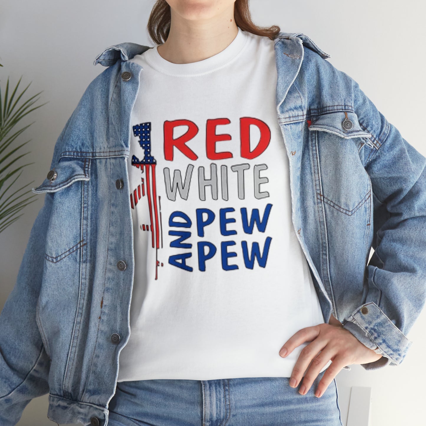 Red, White, and Pew Pew Pew Tee