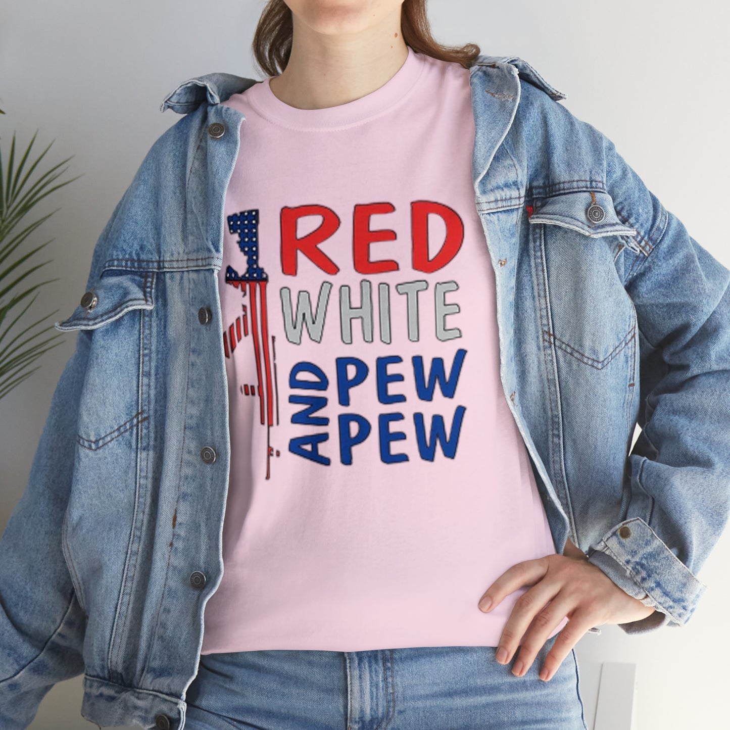 Red, White, and Pew Pew Pew Tee