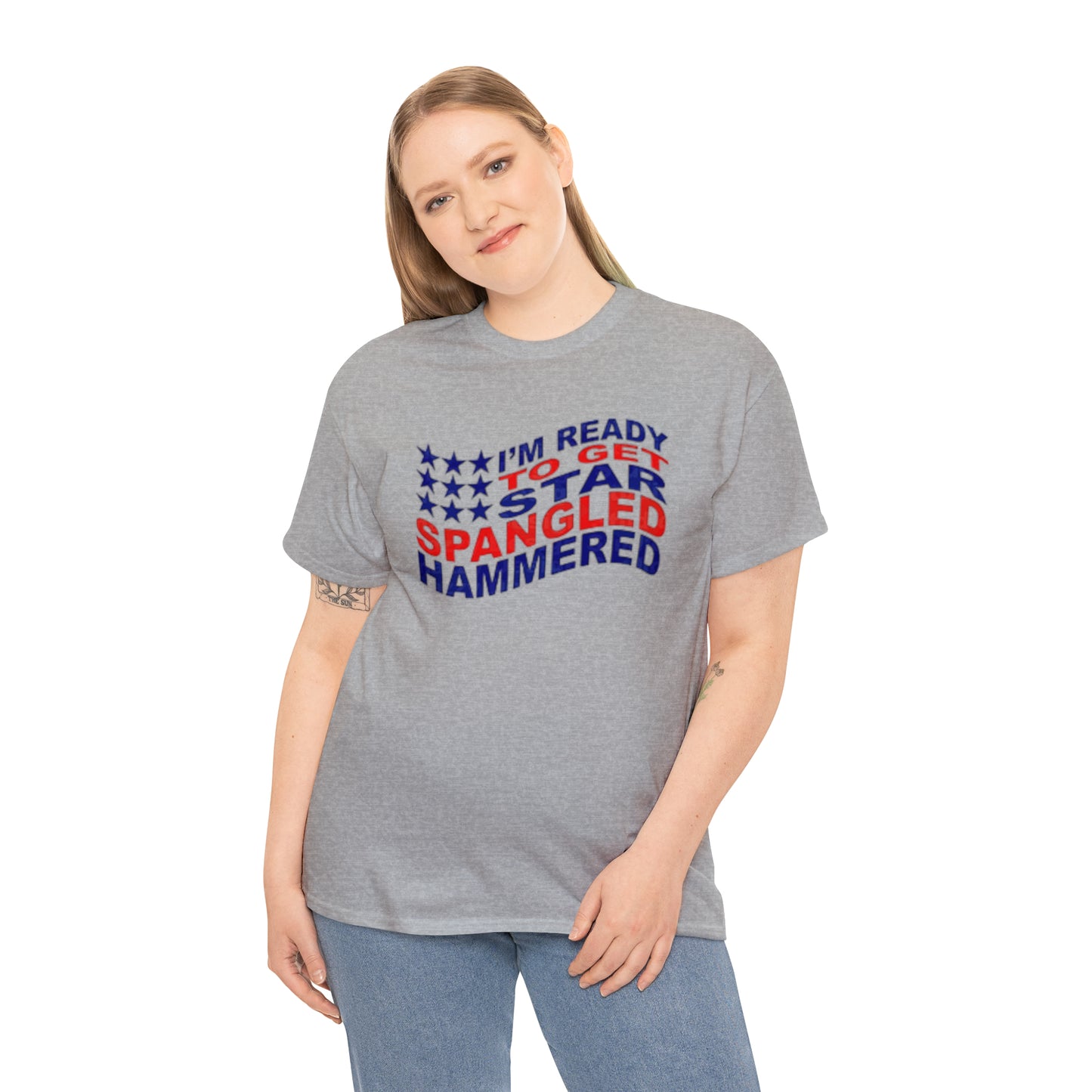 Star-Spangled Hammered Tee