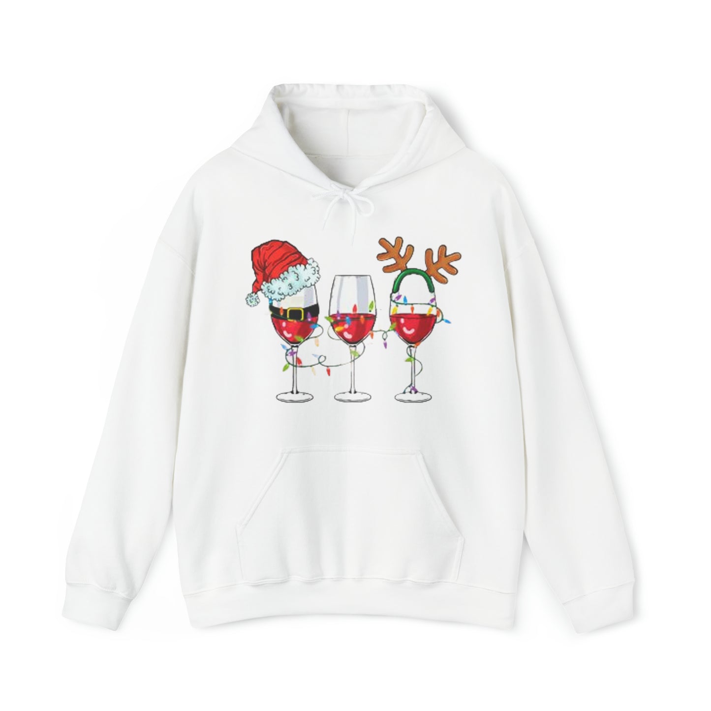 Wine Glasses™ Hooded Sweatshirt Printify