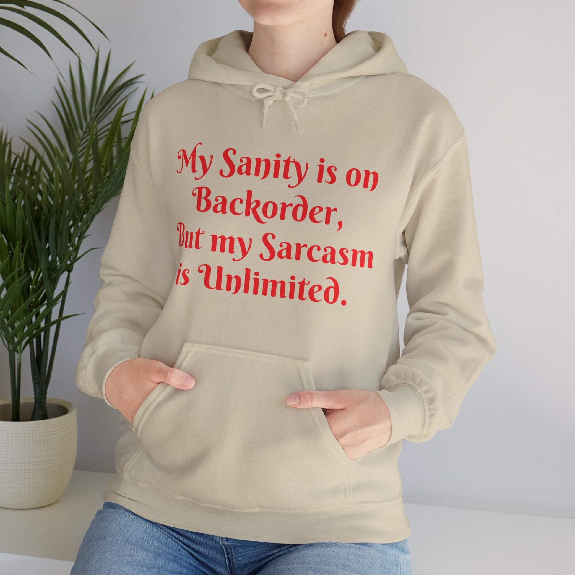 Sarcasm Hoodie Sweatshirt Printify