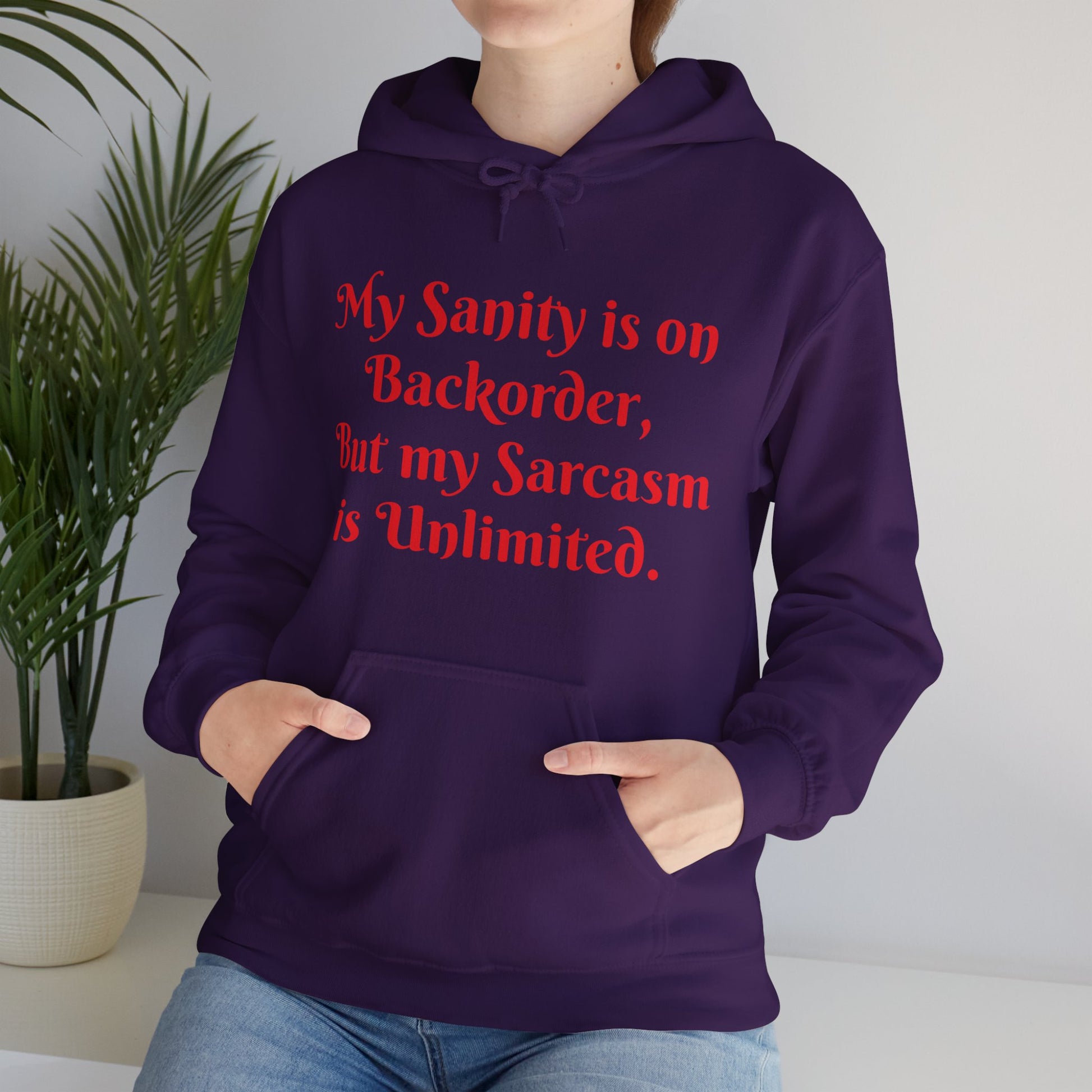 Sarcasm Hoodie Sweatshirt Printify