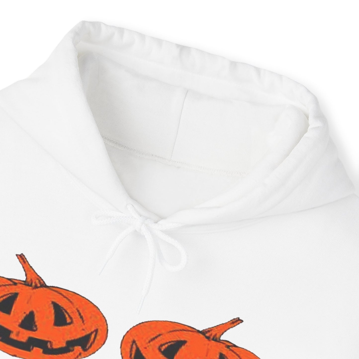 Stop Staring at My Pumpkins Hooded Sweatshirt Printify