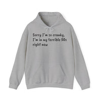 Terrible 50s Hooded Sweatshirt Printify