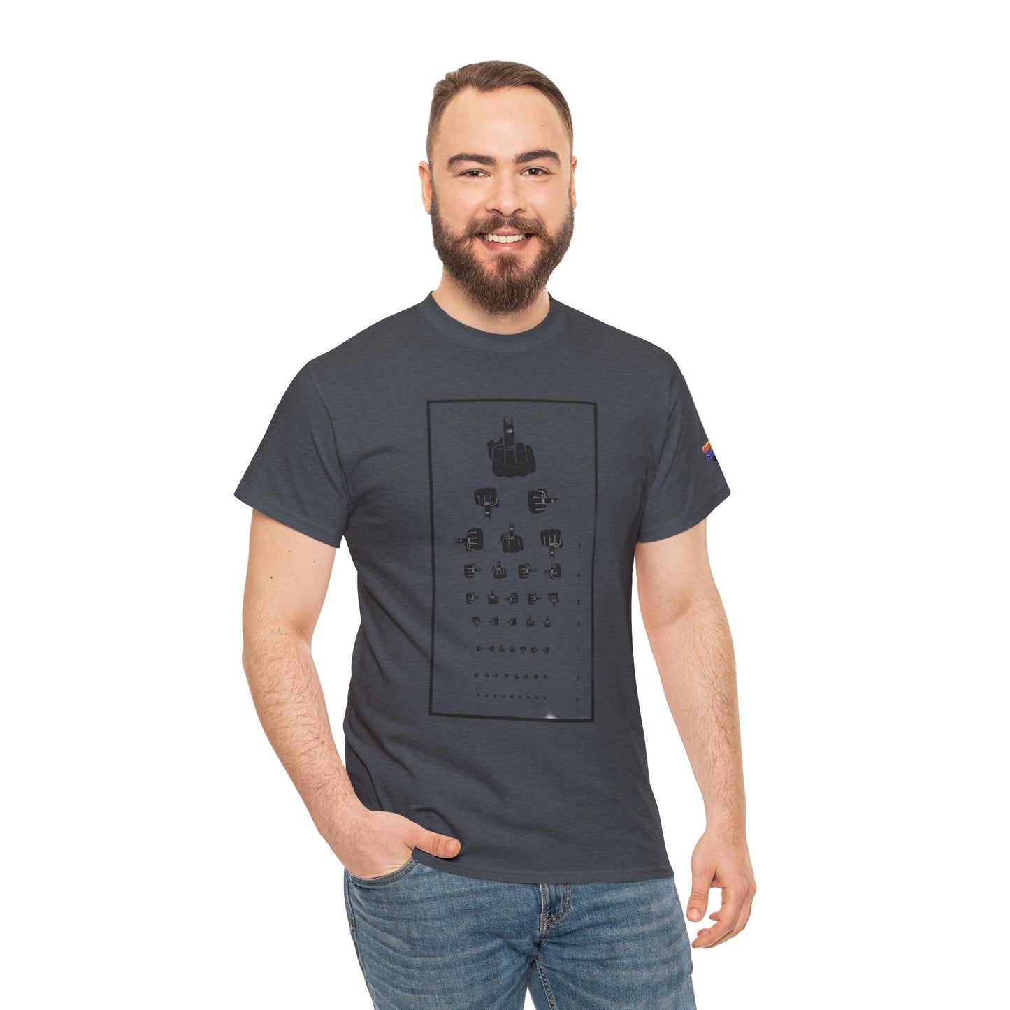 Eye Chart Tee Printify