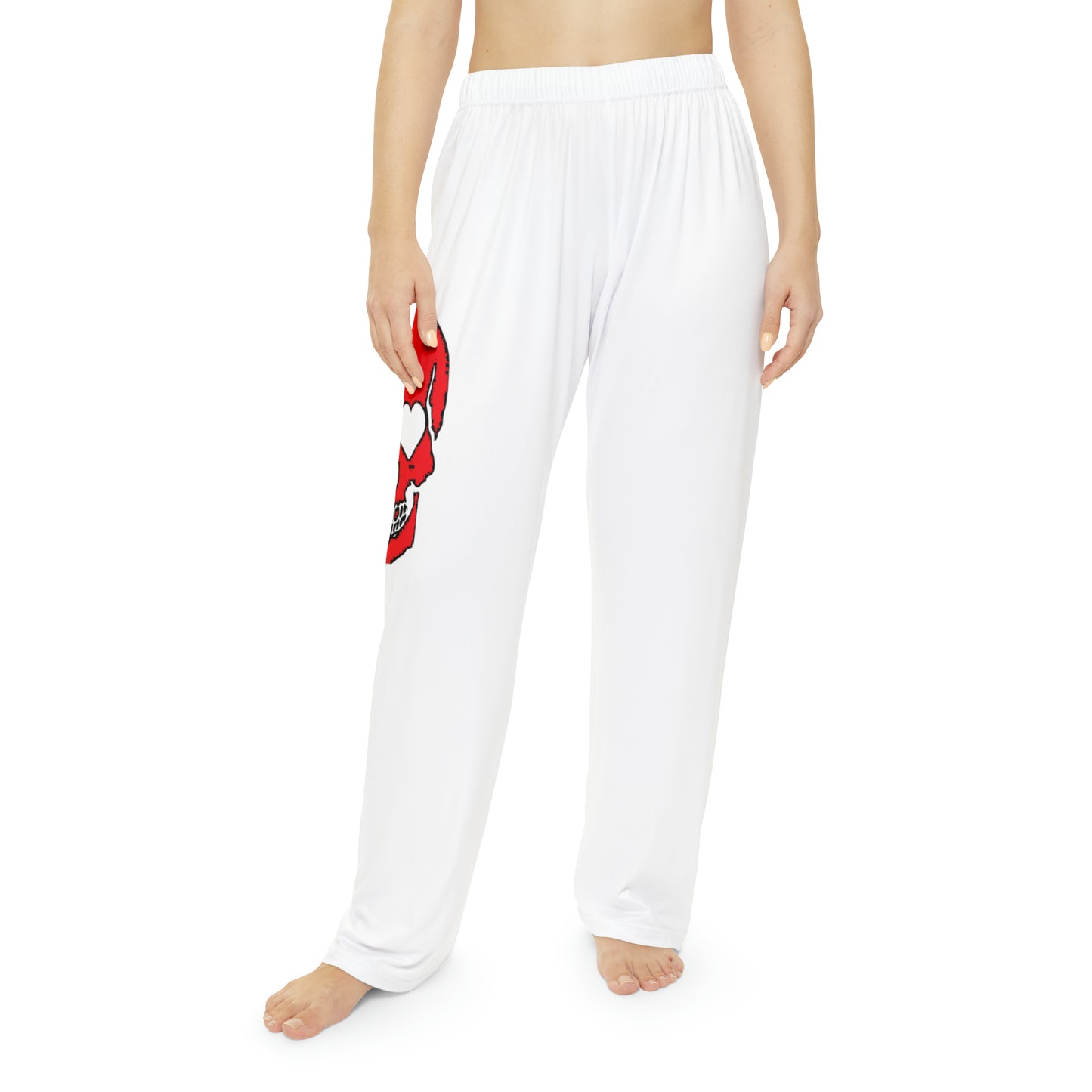 Curvy Pajama Pants (AOP) Printify