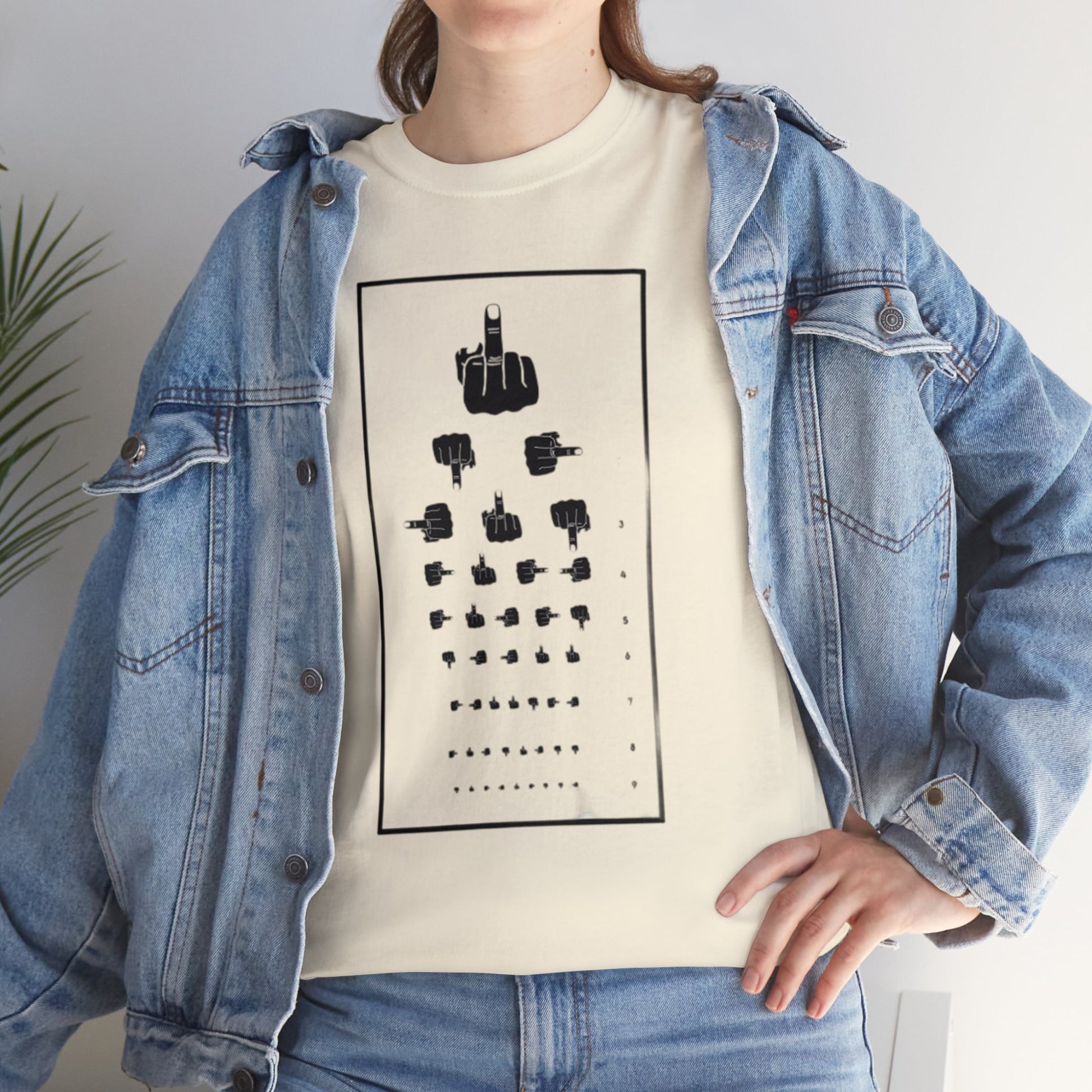 Eye Chart Tee Printify