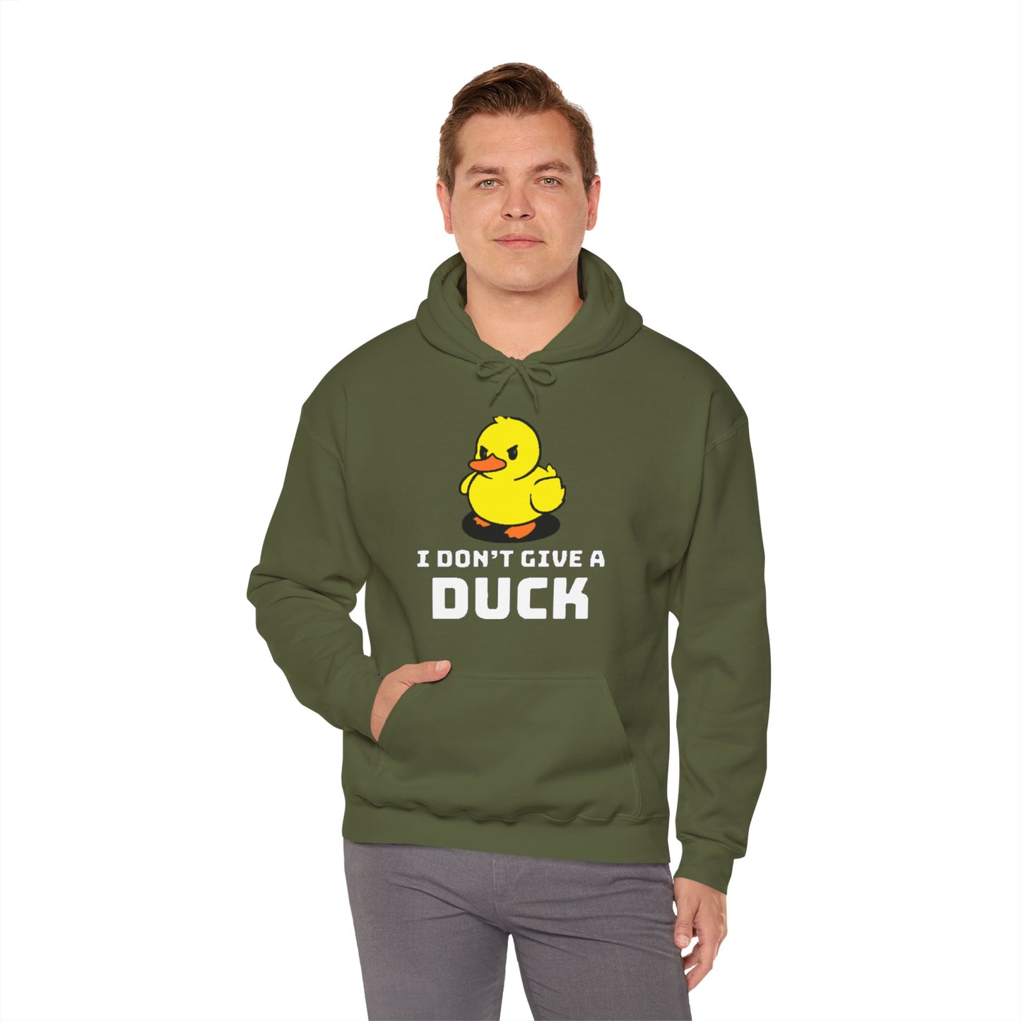 Duck Hooded Sweatshirt Printify