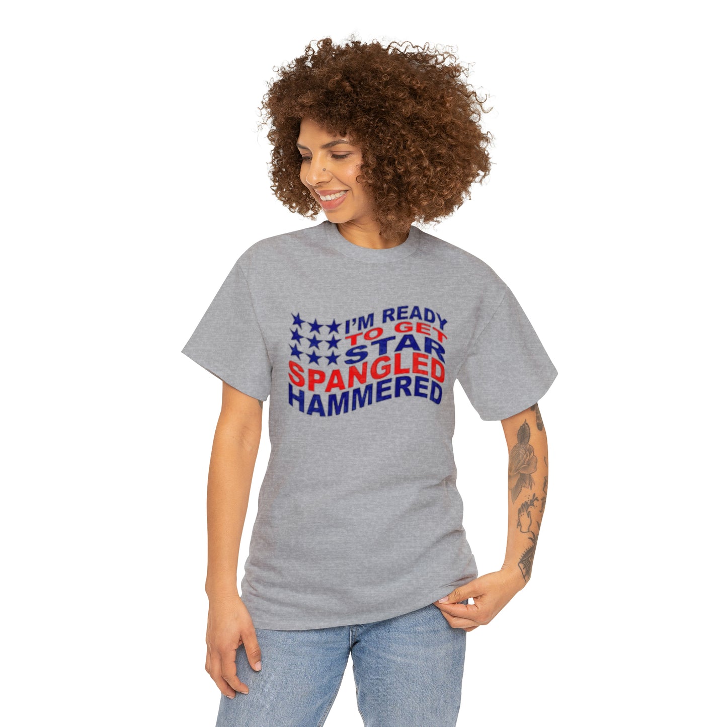 Star-Spangled Hammered Tee