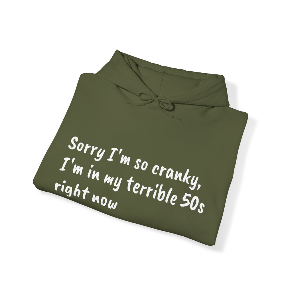 Terrible 50s Hooded Sweatshirt Printify