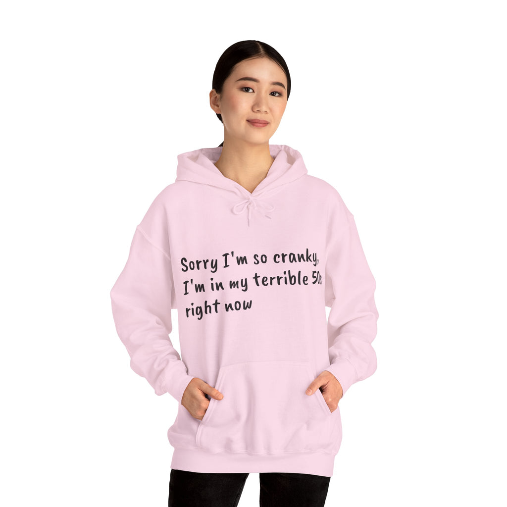 Terrible 50s Hooded Sweatshirt Printify