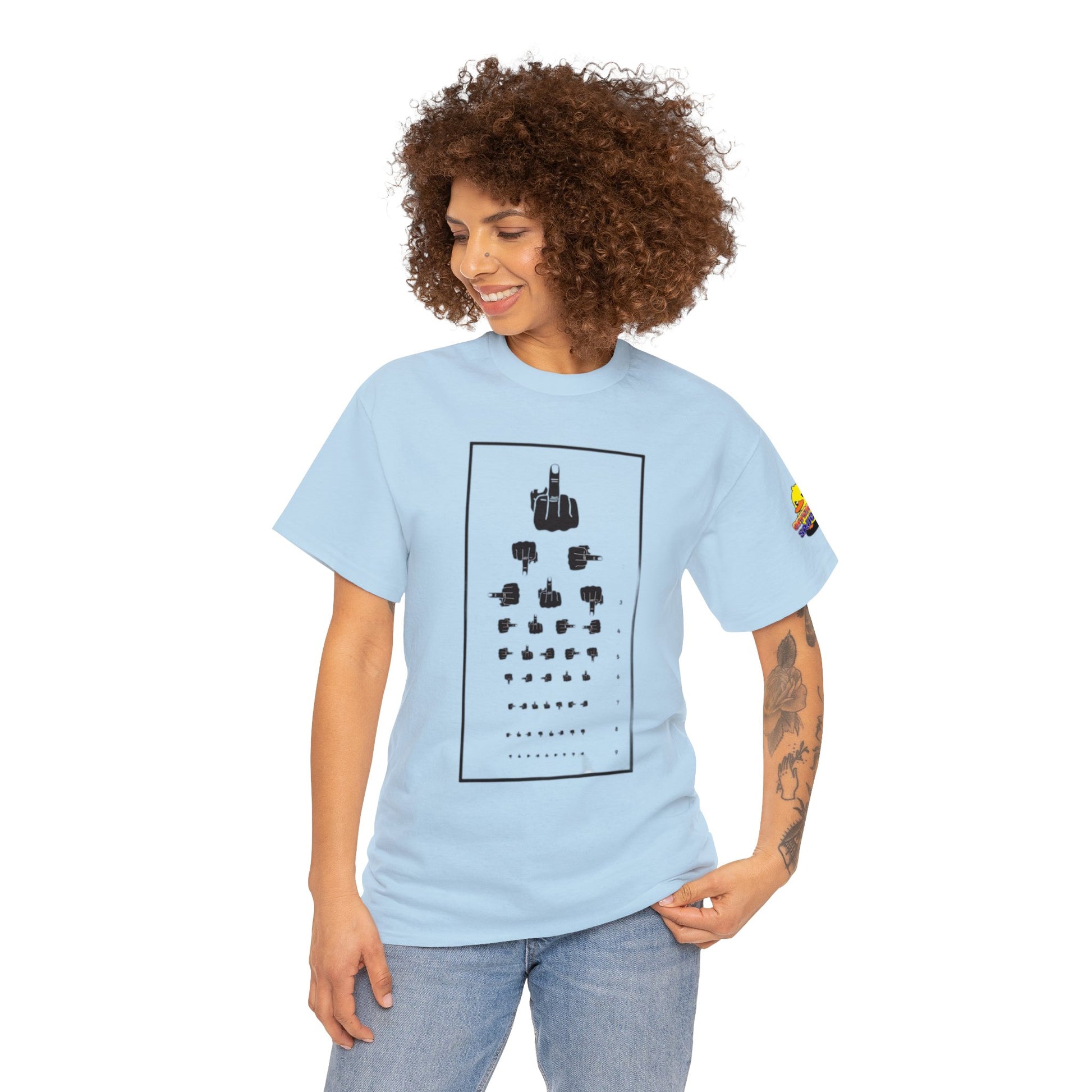 Eye Chart Tee Printify