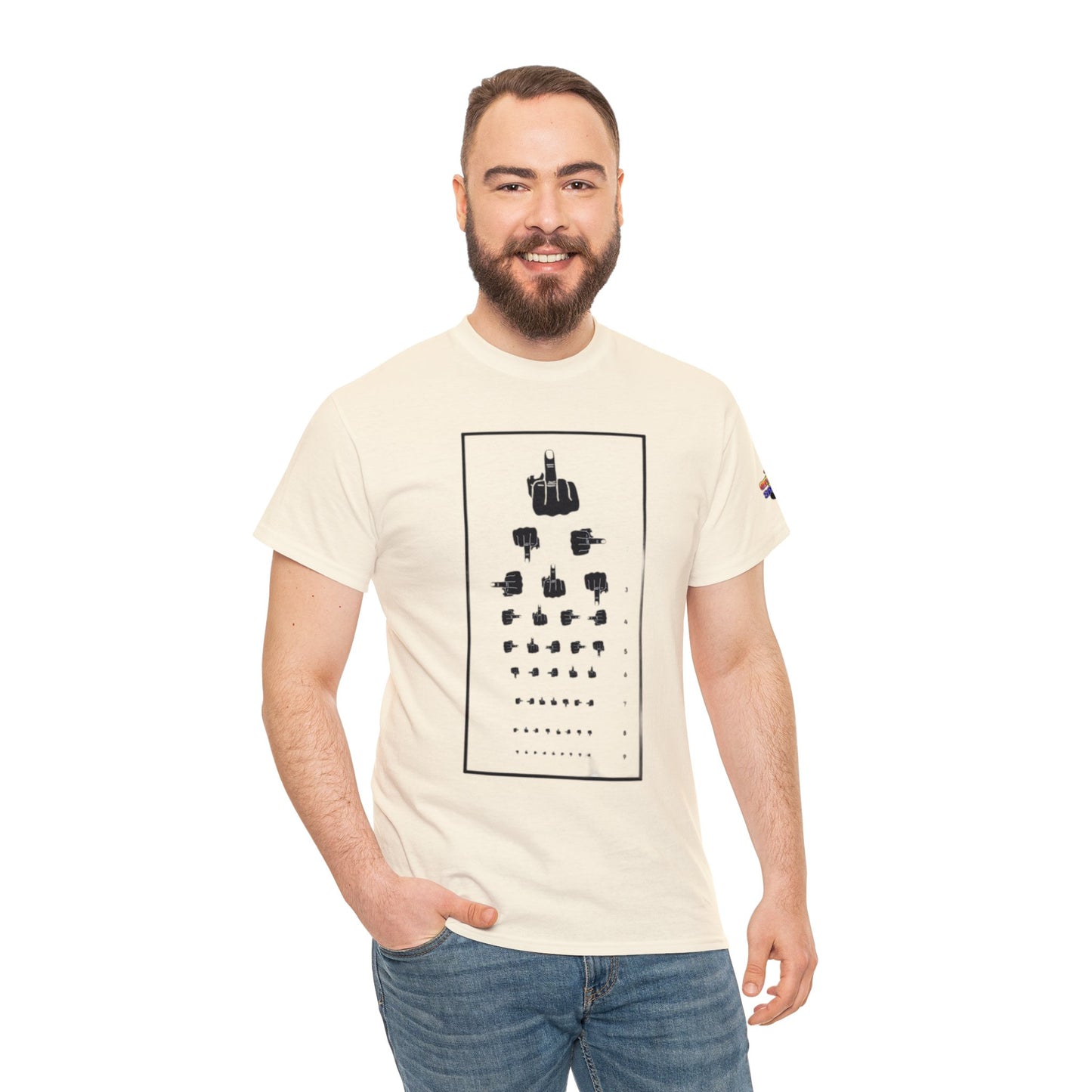 Eye Chart Tee Printify