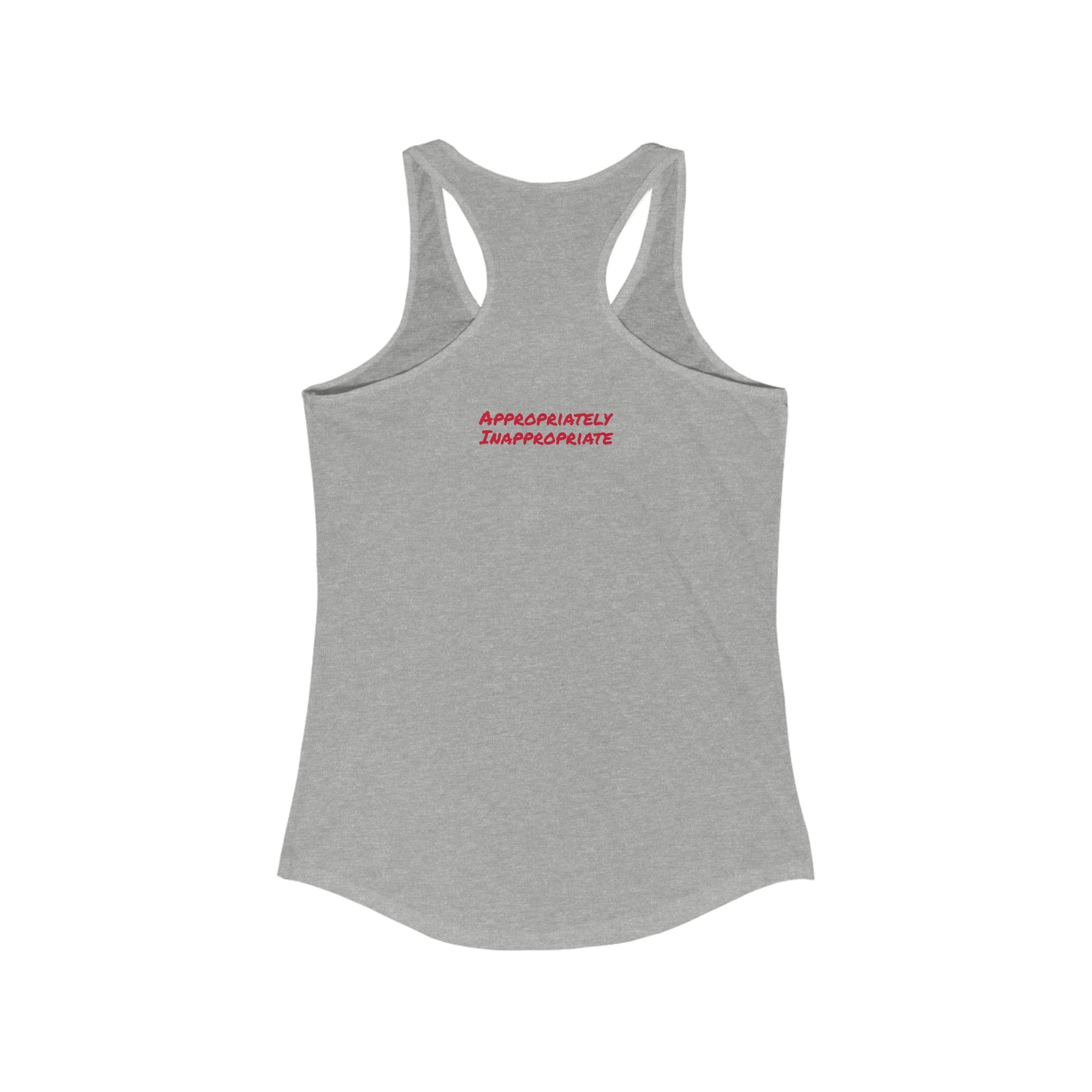 you can't afford me Racerback Tank