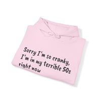 Terrible 50s Hooded Sweatshirt Printify