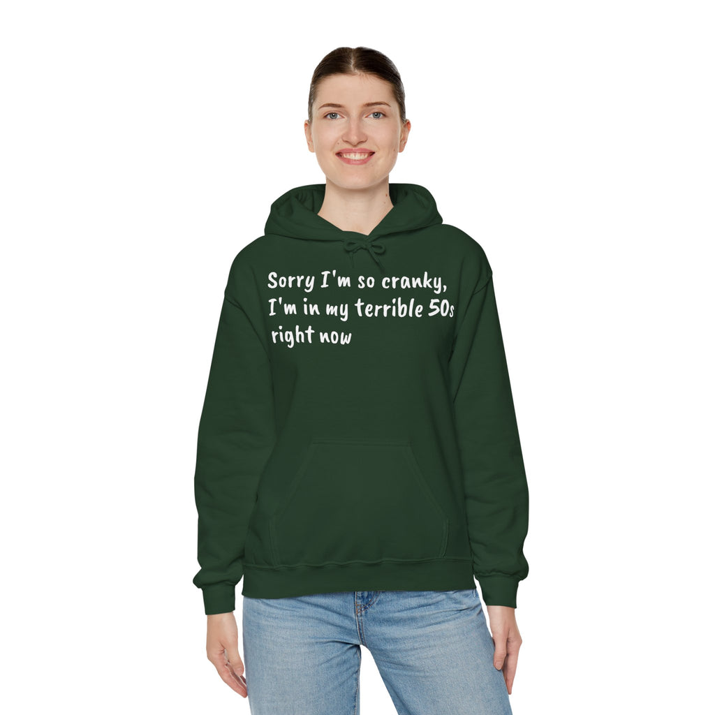 Terrible 50s Hooded Sweatshirt Printify