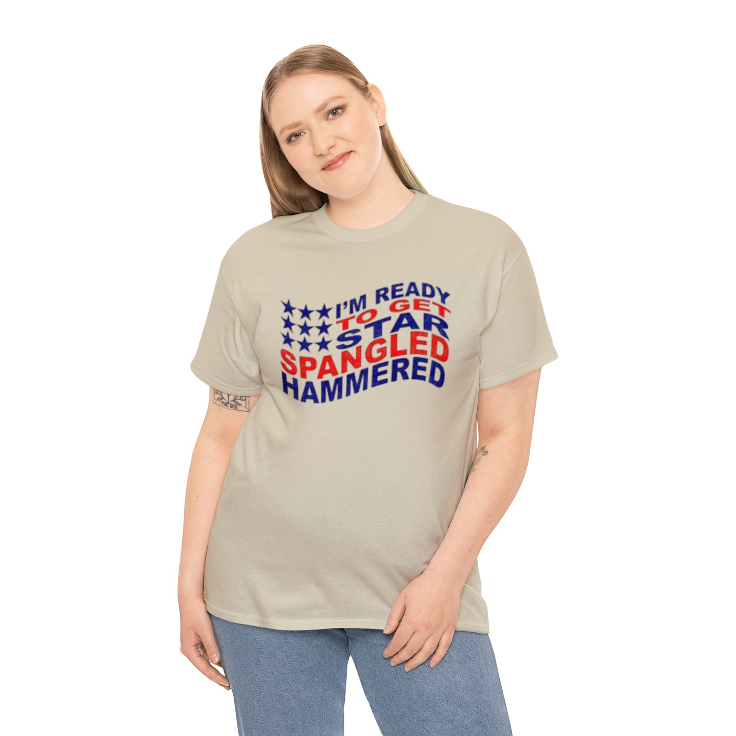 Star-Spangled Hammered Tee