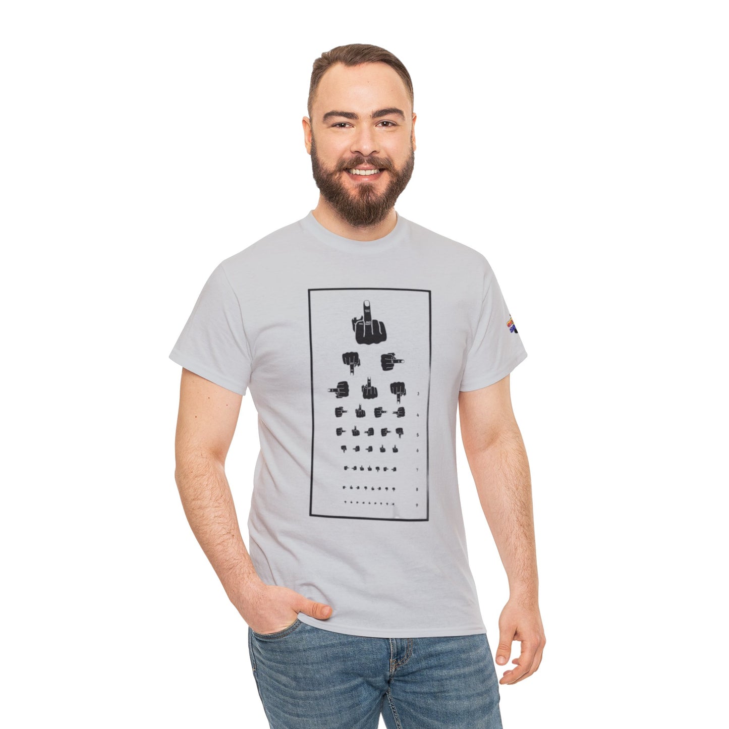 Eye Chart Tee Printify