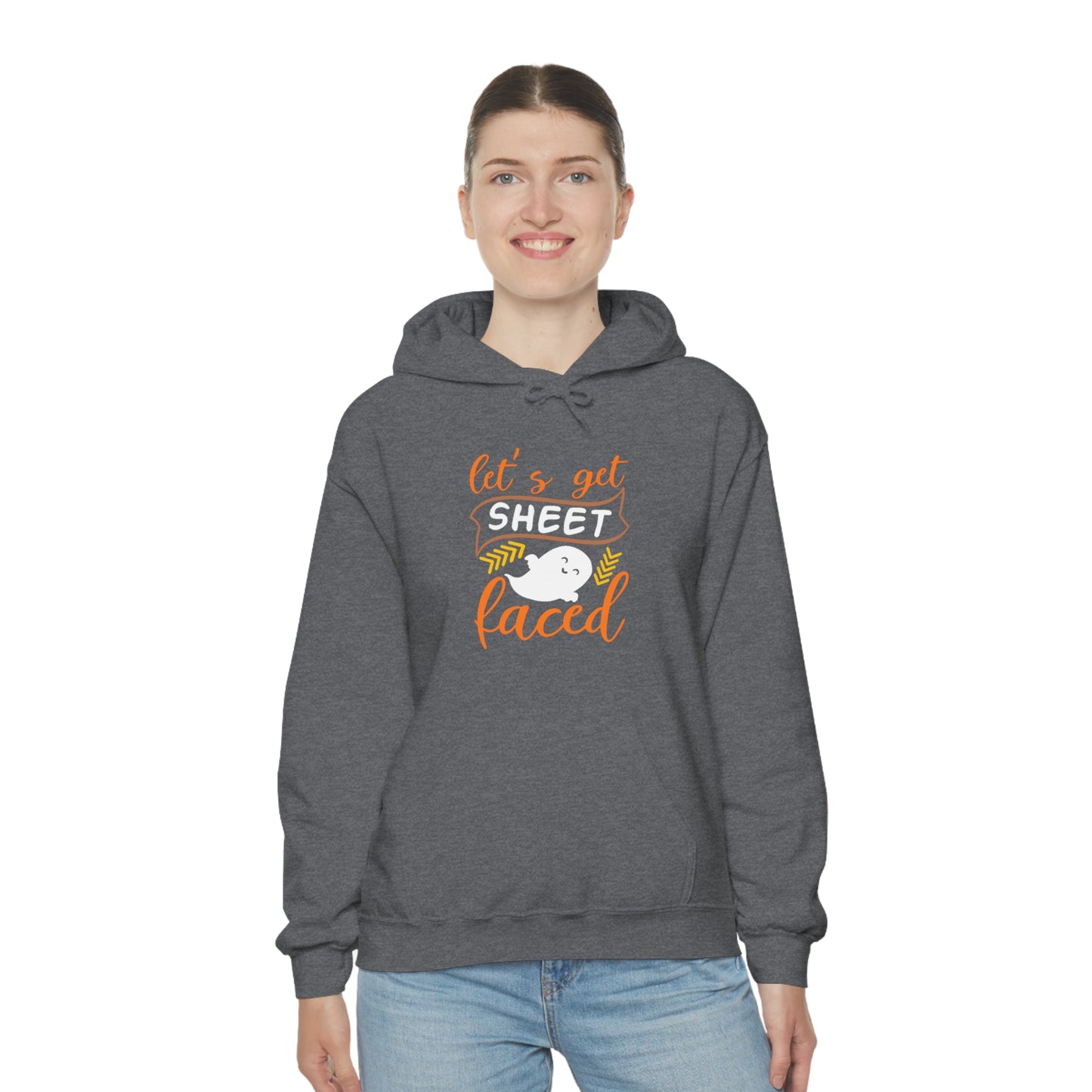 Let's Get Sheet Faced Hooded Sweatshirt