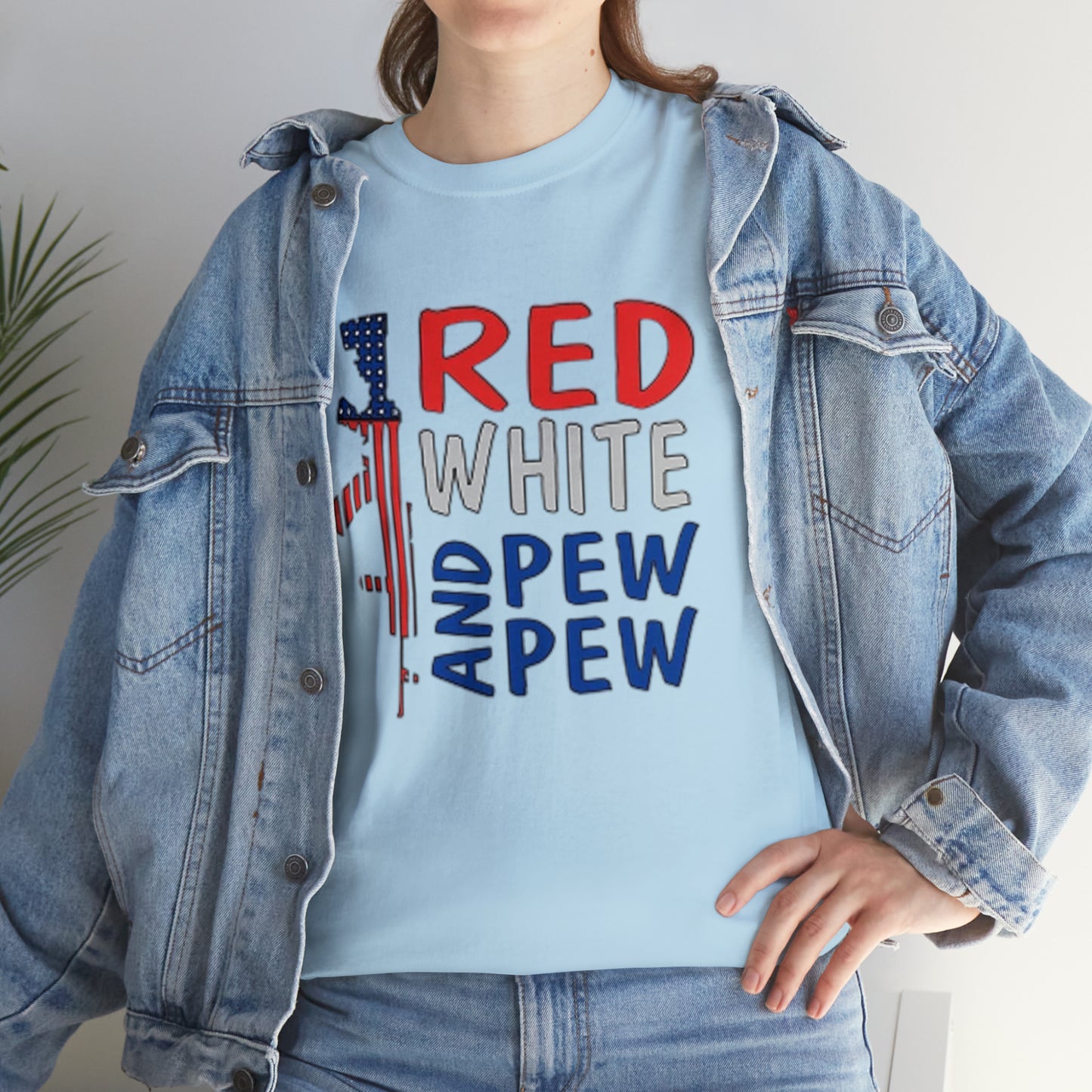 Red, White, and Pew Pew Pew Tee