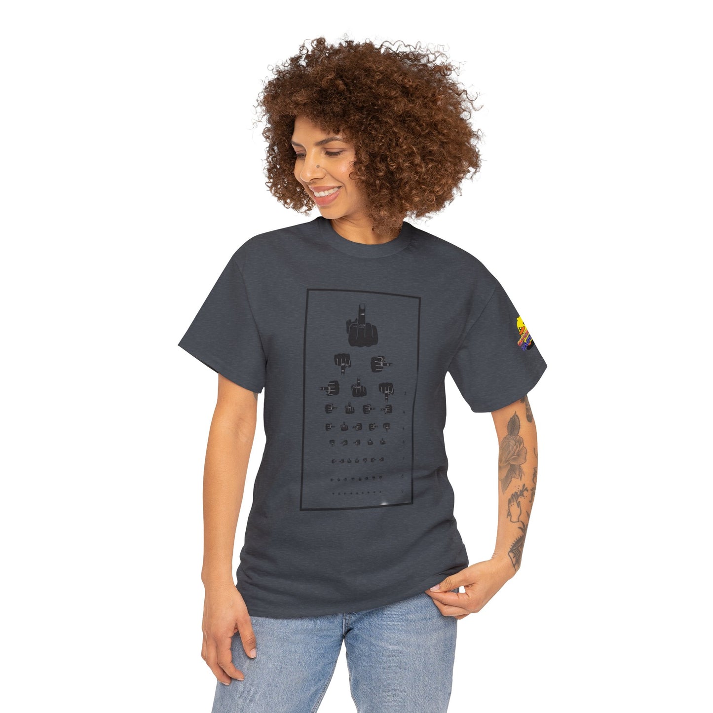 Eye Chart Tee Printify