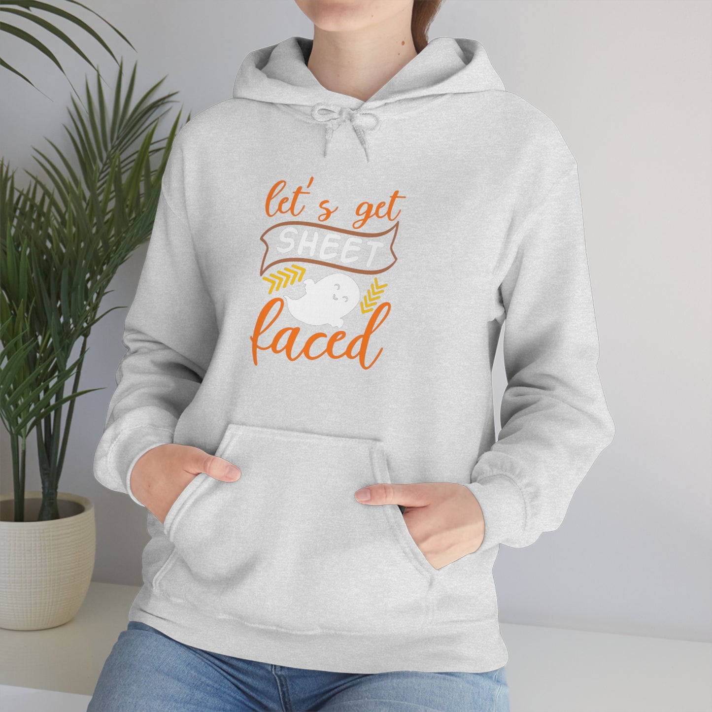 Let's Get Sheet Faced Hooded Sweatshirt