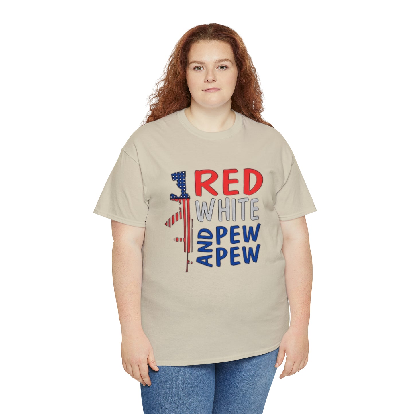 Red, White, and Pew Pew Pew Tee