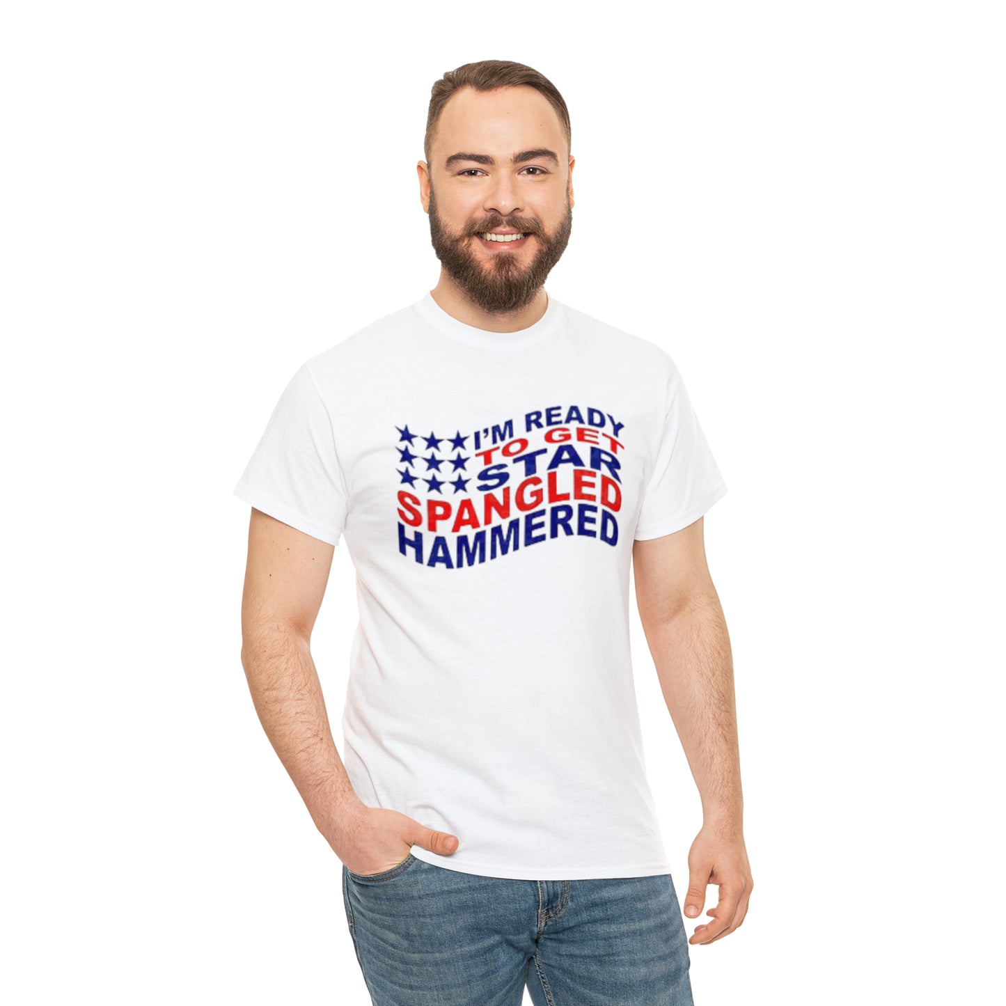 Star-Spangled Hammered Tee