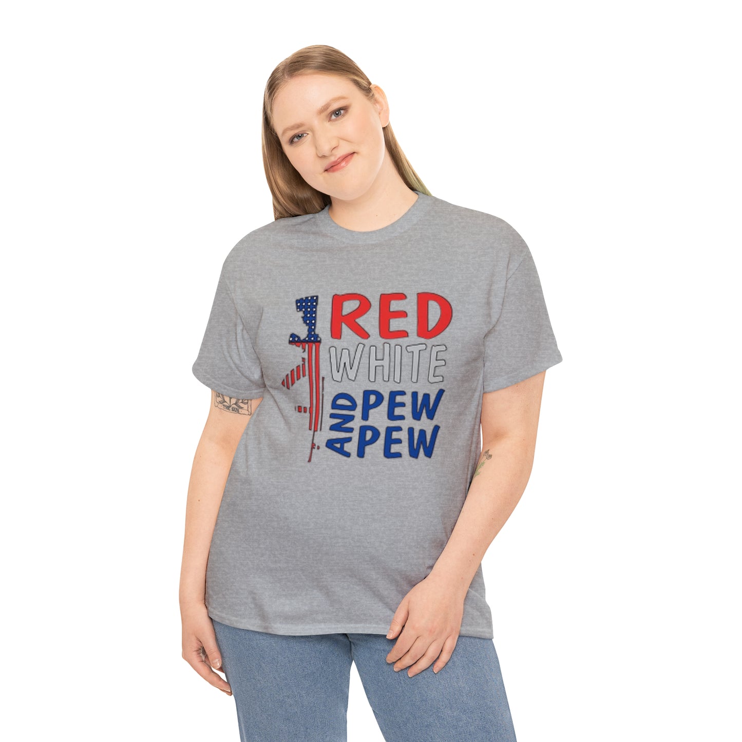 Red, White, and Pew Pew Pew Tee