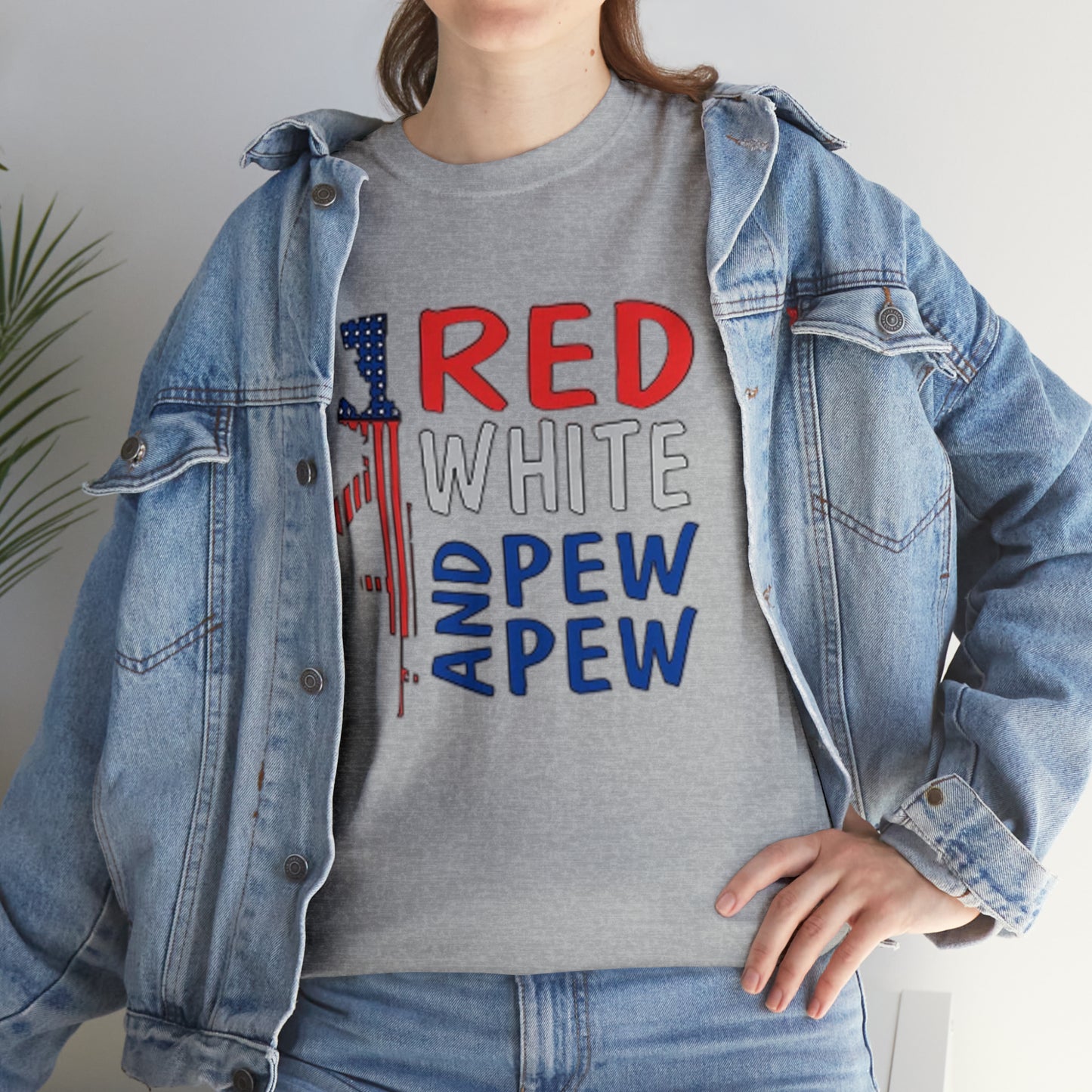 Red, White, and Pew Pew Pew Tee