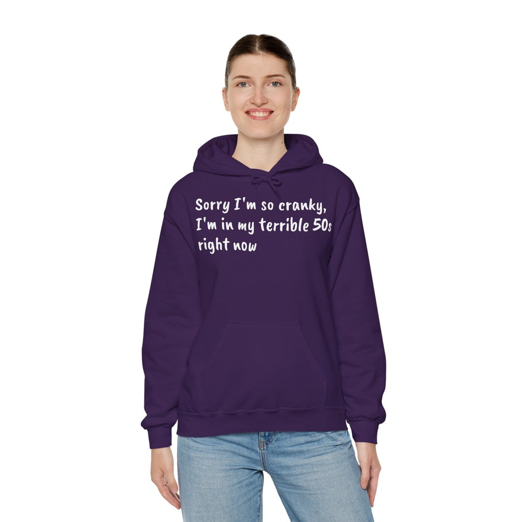 Terrible 50s Hooded Sweatshirt Printify