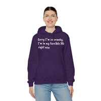 Terrible 50s Hooded Sweatshirt Printify