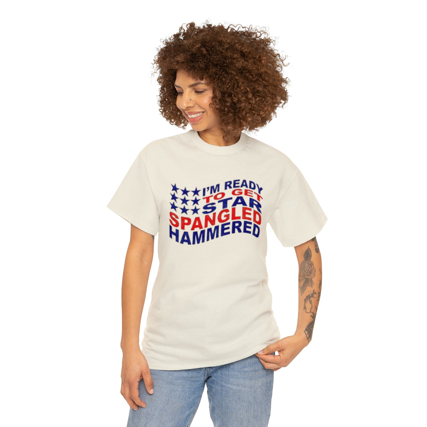 Star-Spangled Hammered Tee