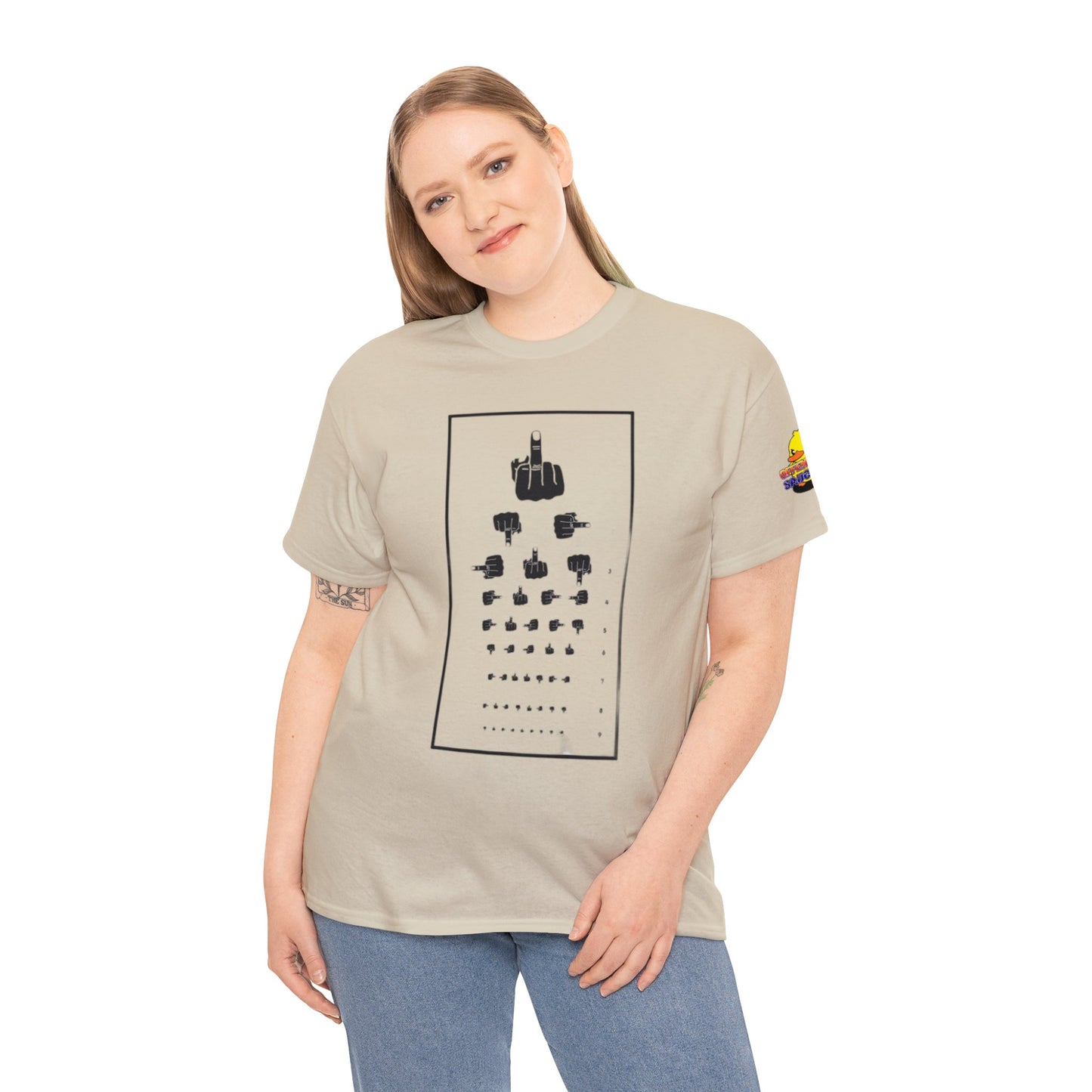 Eye Chart Tee Printify