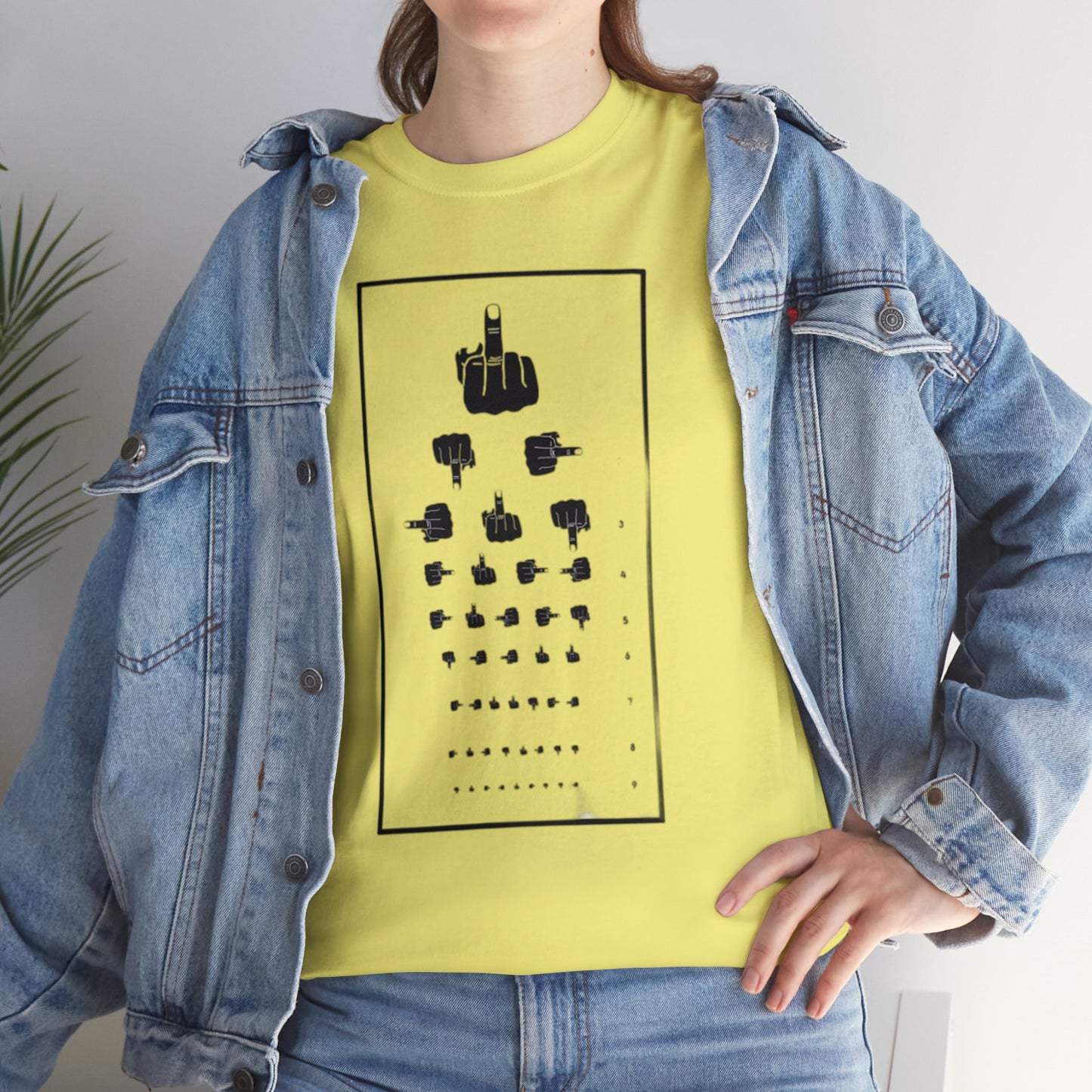 Eye Chart Tee Printify