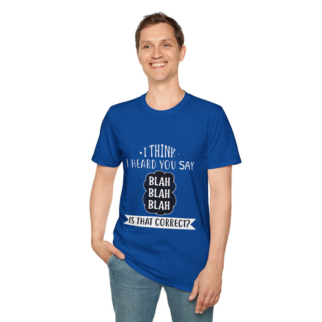 Bla Bla Bla T-Shirt Printify