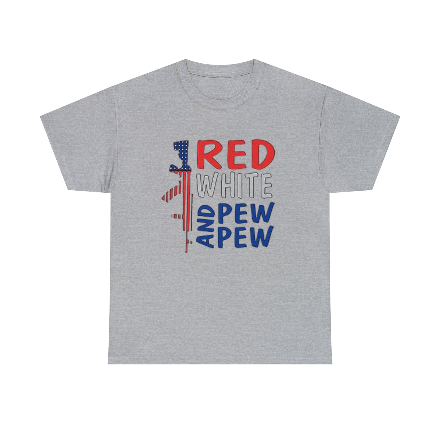 Red, White, and Pew Pew Pew Tee