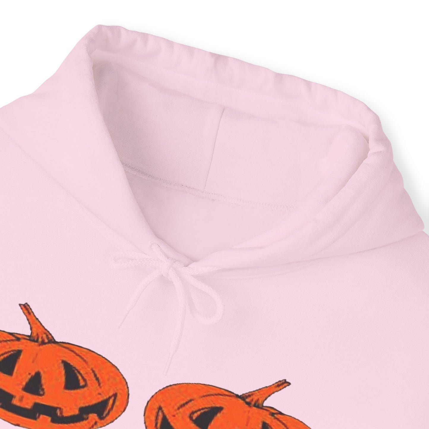 Stop Staring at My Pumpkins Hooded Sweatshirt Printify