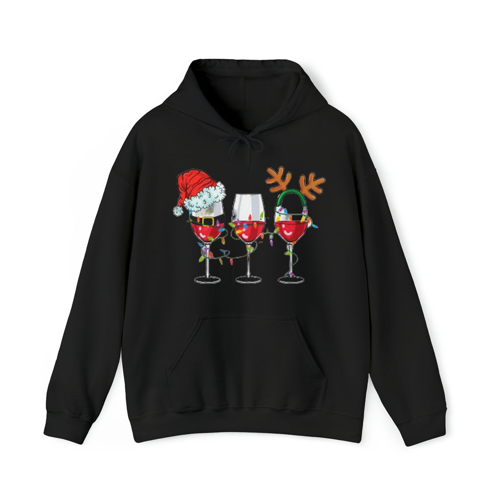 Wine Glasses™ Hooded Sweatshirt Printify