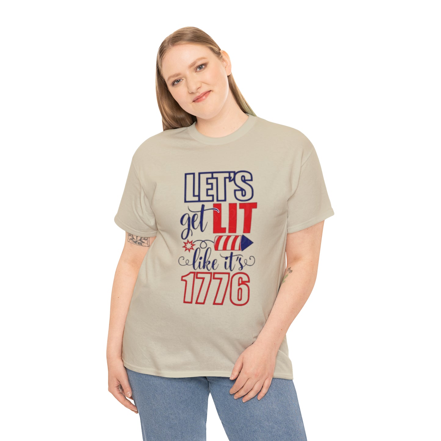 Lit like 1776 Tee