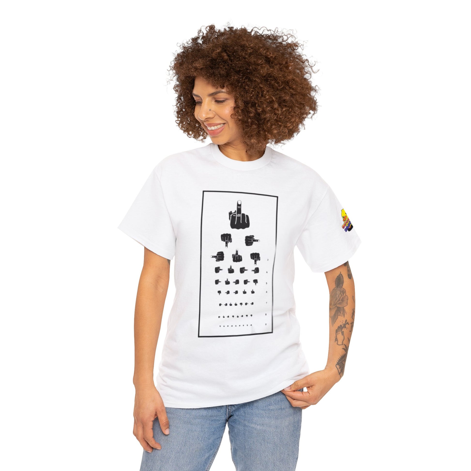 Eye Chart Tee Printify