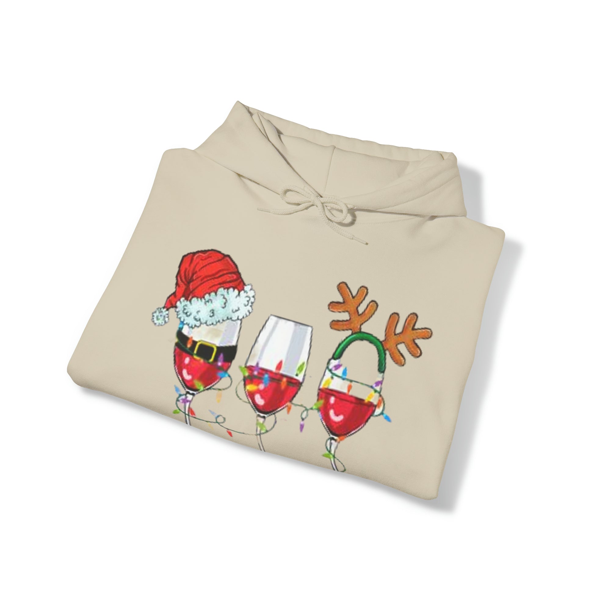 Wine Glasses™ Hooded Sweatshirt Printify