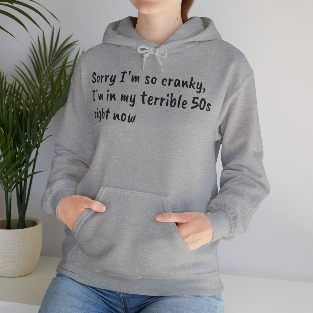 Terrible 50s Hooded Sweatshirt Printify