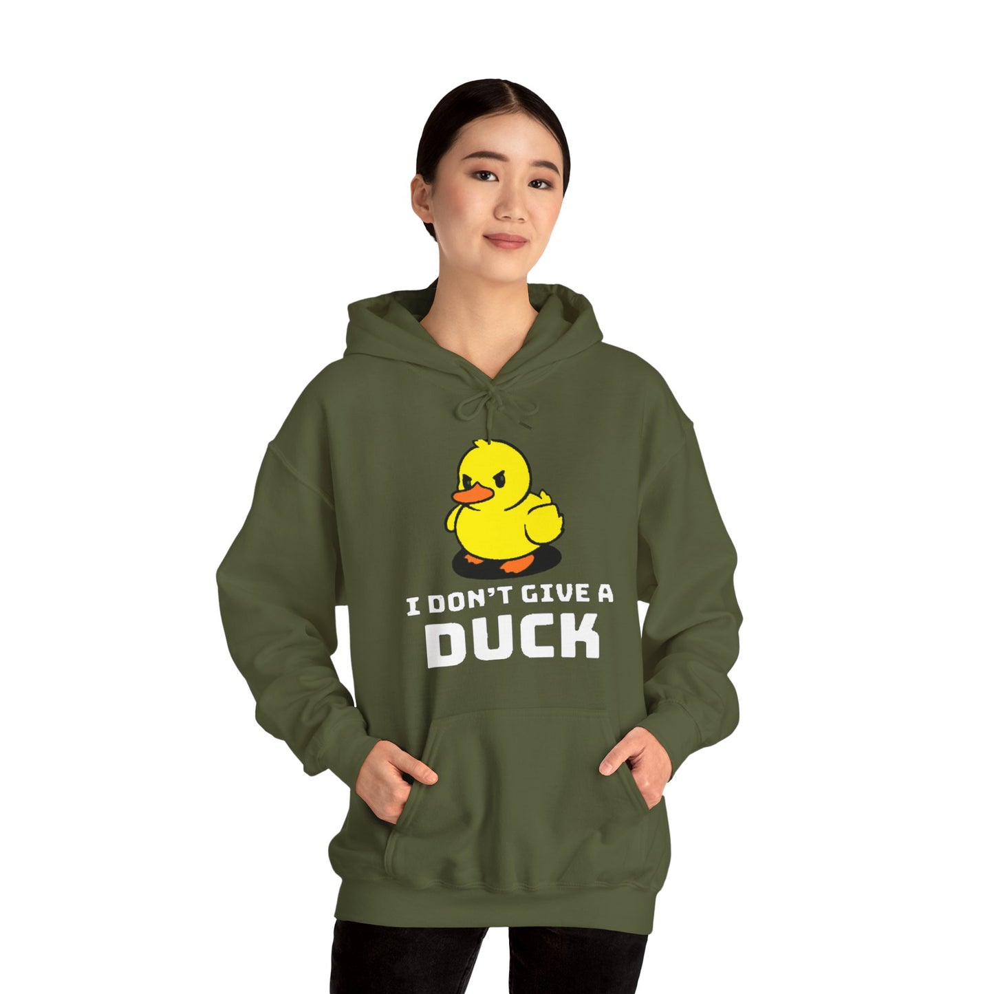 Duck Hooded Sweatshirt Printify