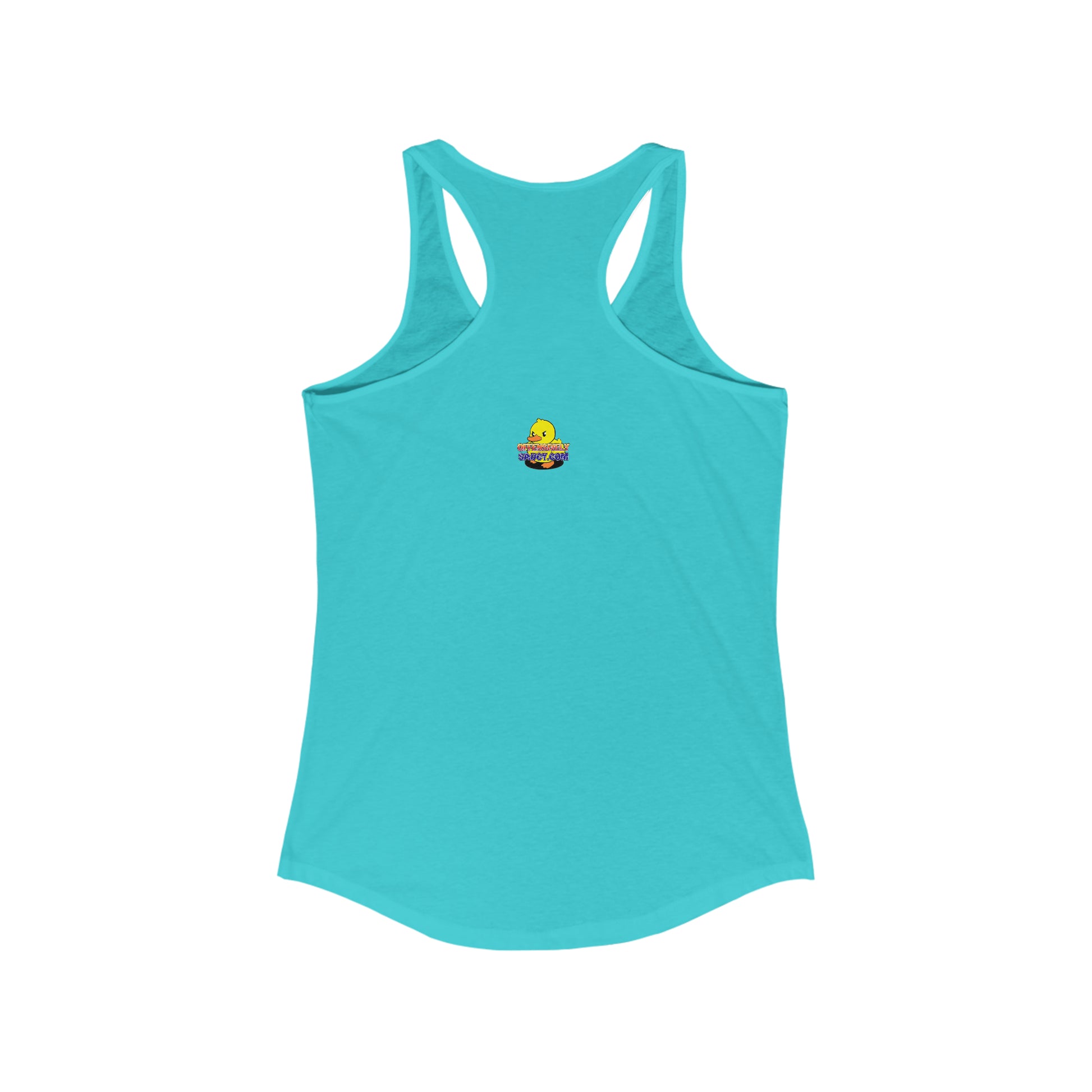 Curvy Racerback Tank Printify