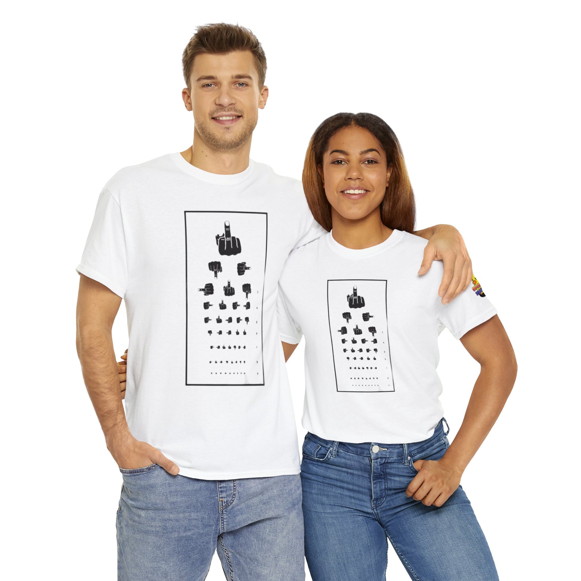 Eye Chart Tee Printify