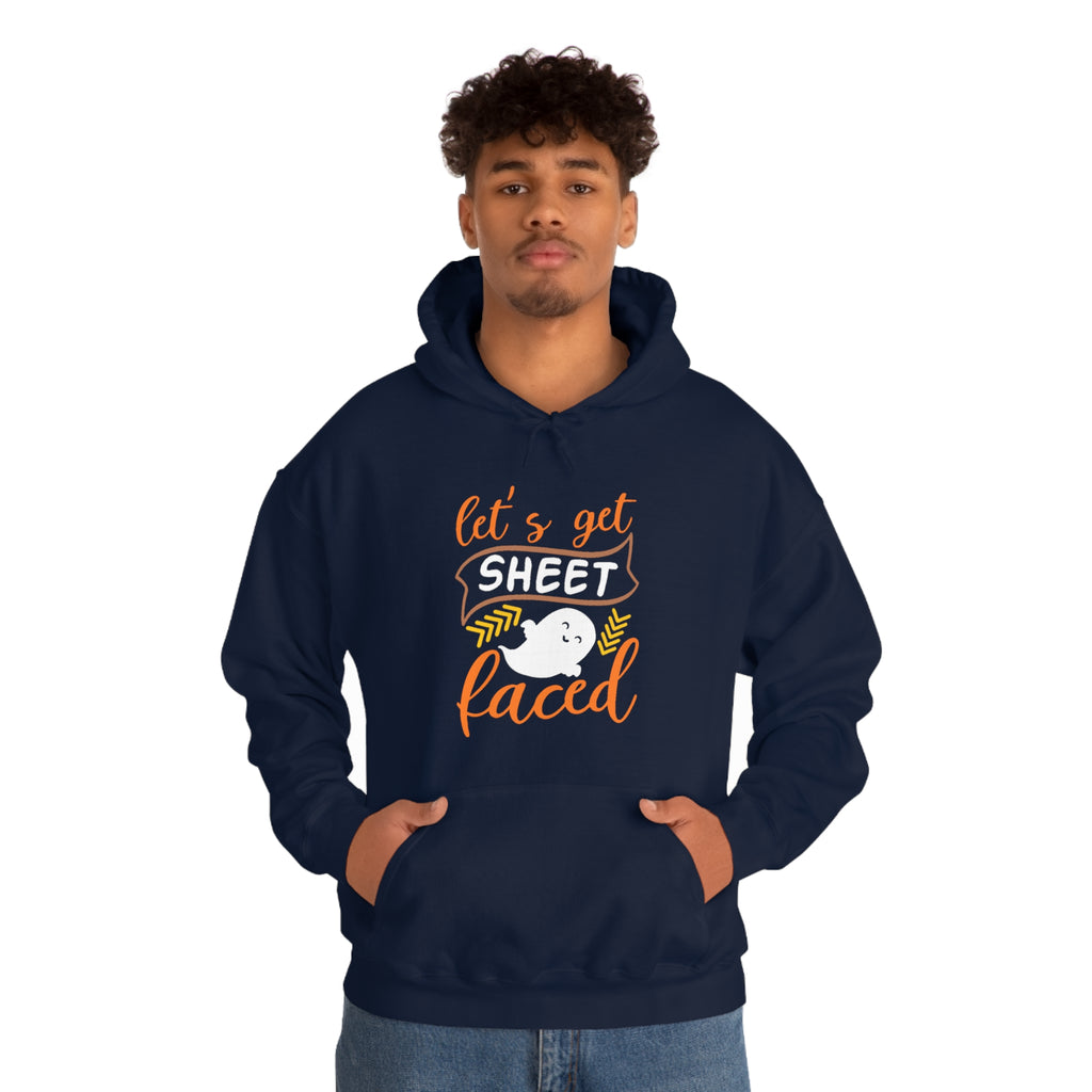 Let's Get Sheet Faced Hooded Sweatshirt